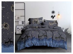 КПБ Полисатин "Pandora" диз. № NN 3646-7 звездный олень (S/P)