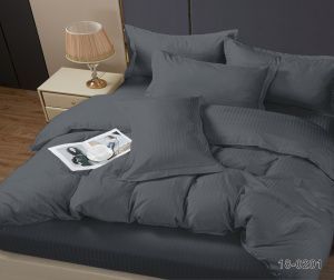 КПБ Микрофибра-страйп "Pandora" диз. № 1х1 (18-0201) Графит (N)