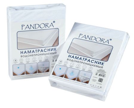Наматрасник водонепроницаемый ТМ Pandora / борт 30/ 90х200х30